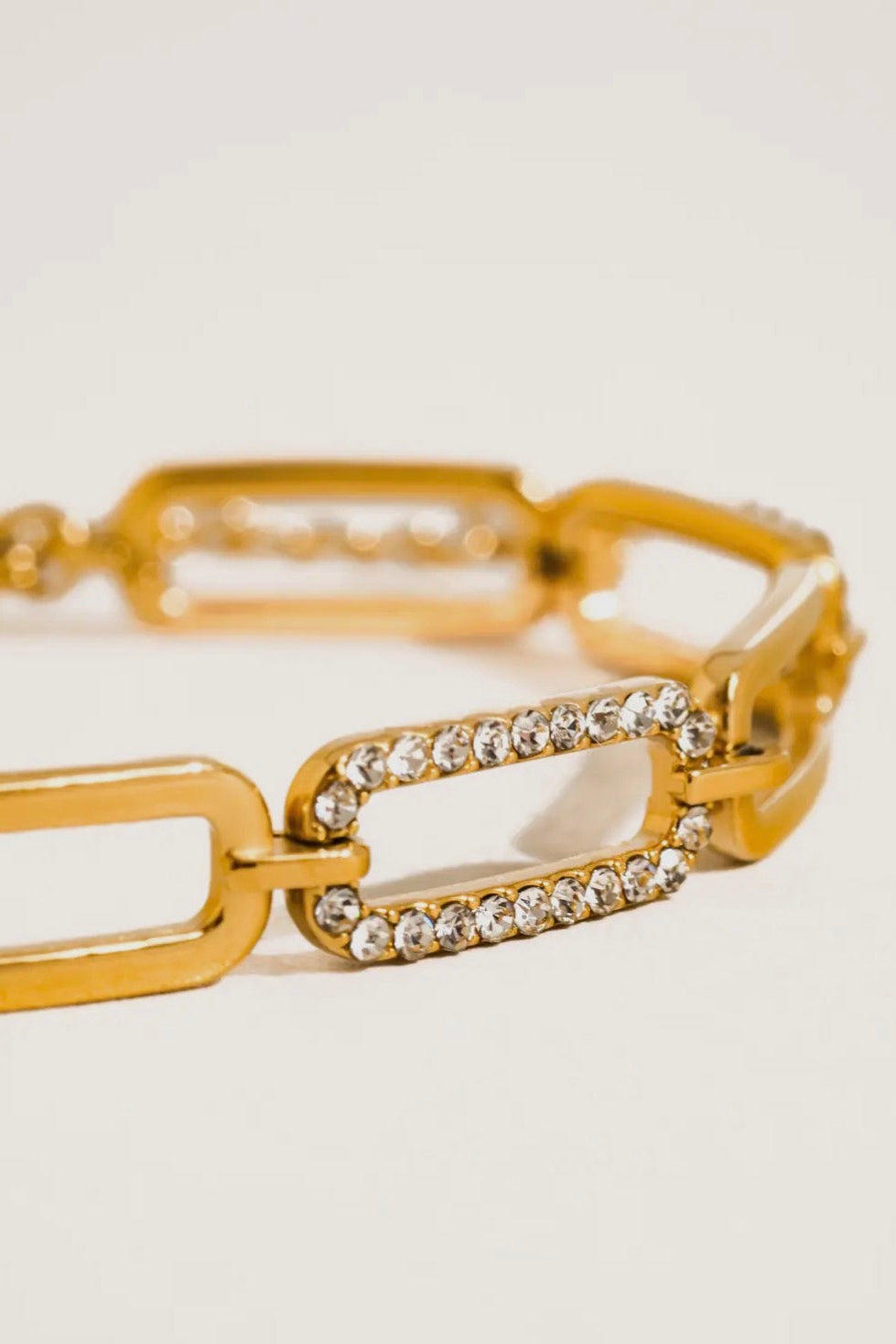 Evasion Flam Rhinestone Chain Bracelet