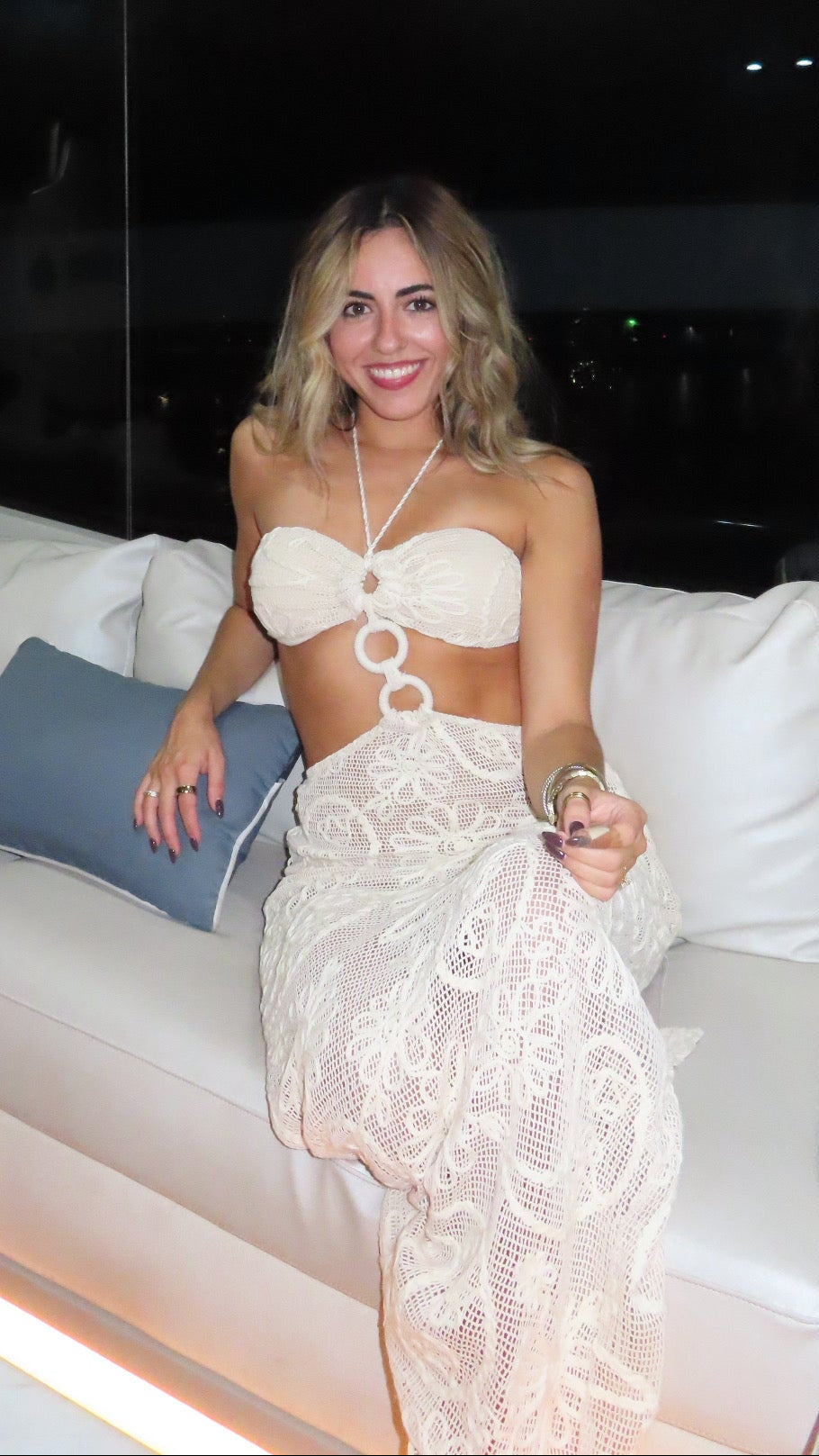 Flower Crochet Dress