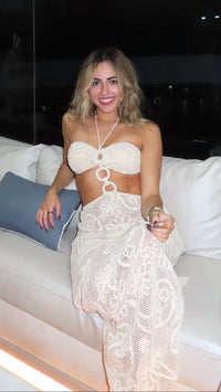 Flower Crochet Dress