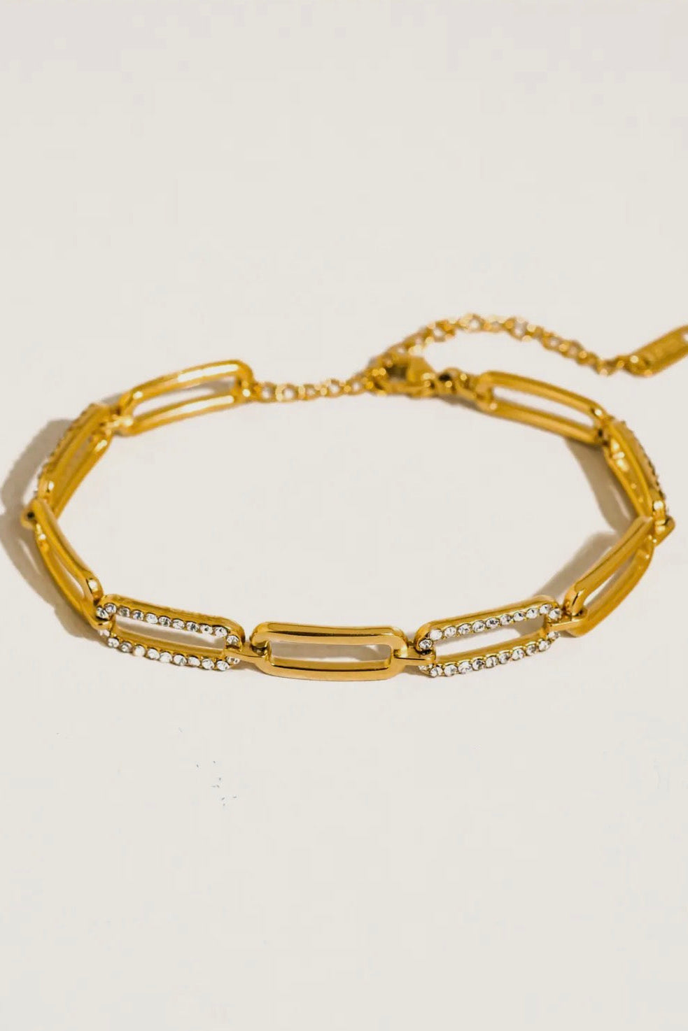 Evasion Flam Rhinestone Chain Bracelet