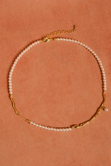 Maylis 18K Gold Classic Pearl Necklace