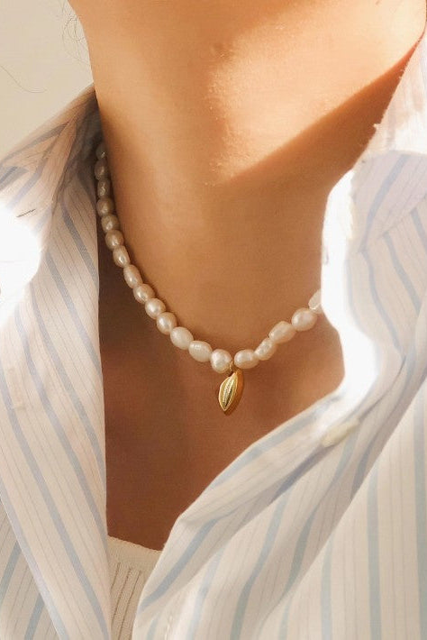 Marseille 18K Gold Non-Tarnish Classic Pearl Necklace