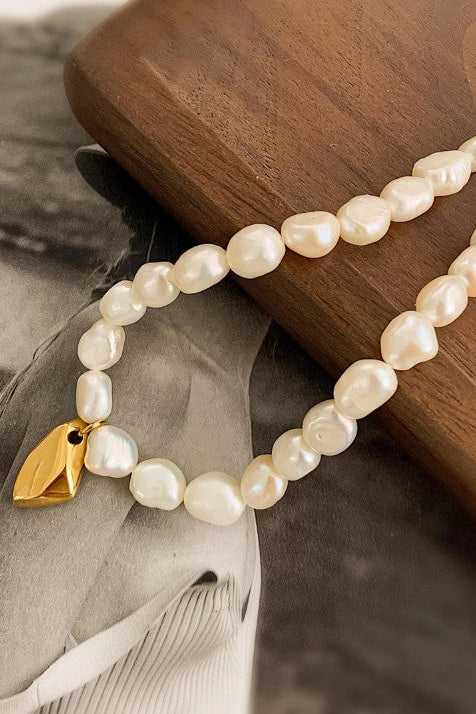 Marseille 18K Gold Non-Tarnish Classic Pearl Necklace
