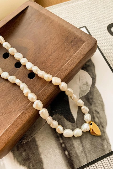 Marseille 18K Gold Non-Tarnish Classic Pearl Necklace