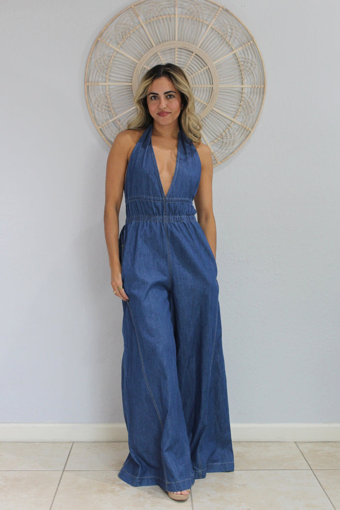 Casual Chic Denim Jumper