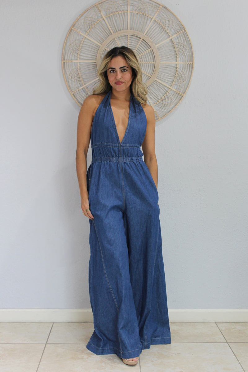 Casual Chic Denim Jumper