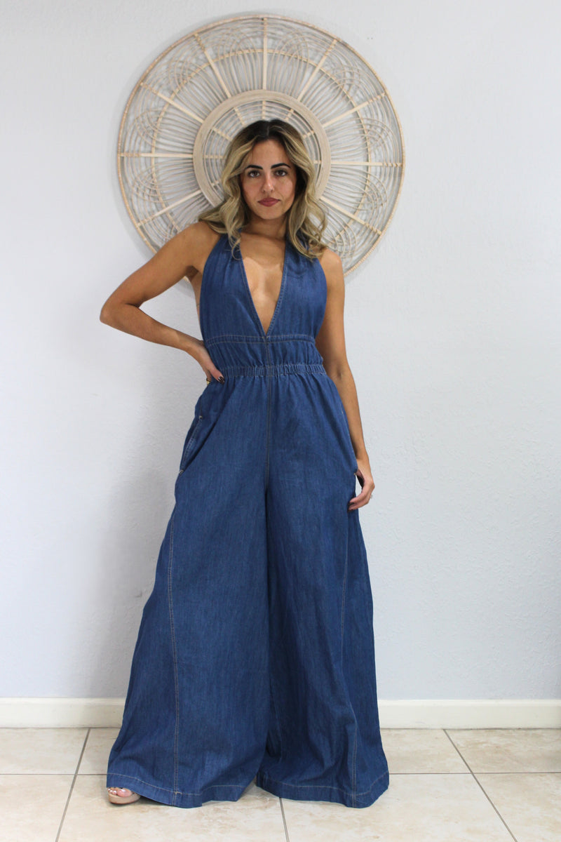 Casual Chic Denim Jumper