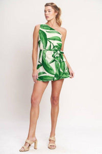 Tropical Palm Romper