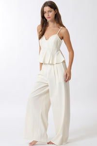Ivory Strappy Pant Set