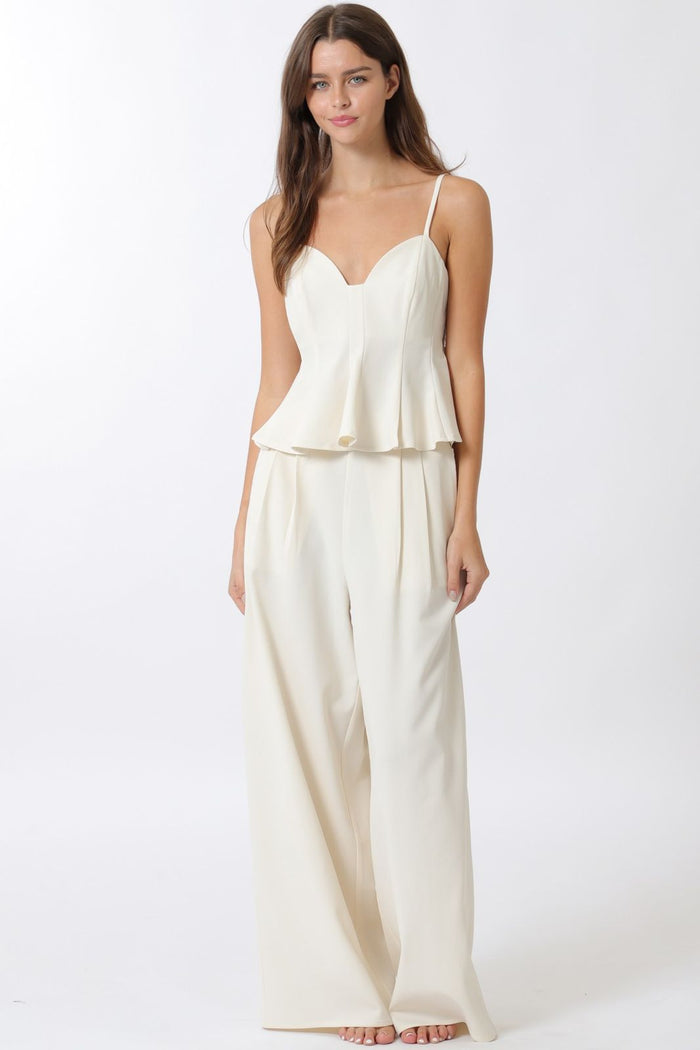 Ivory Strappy Pant Set