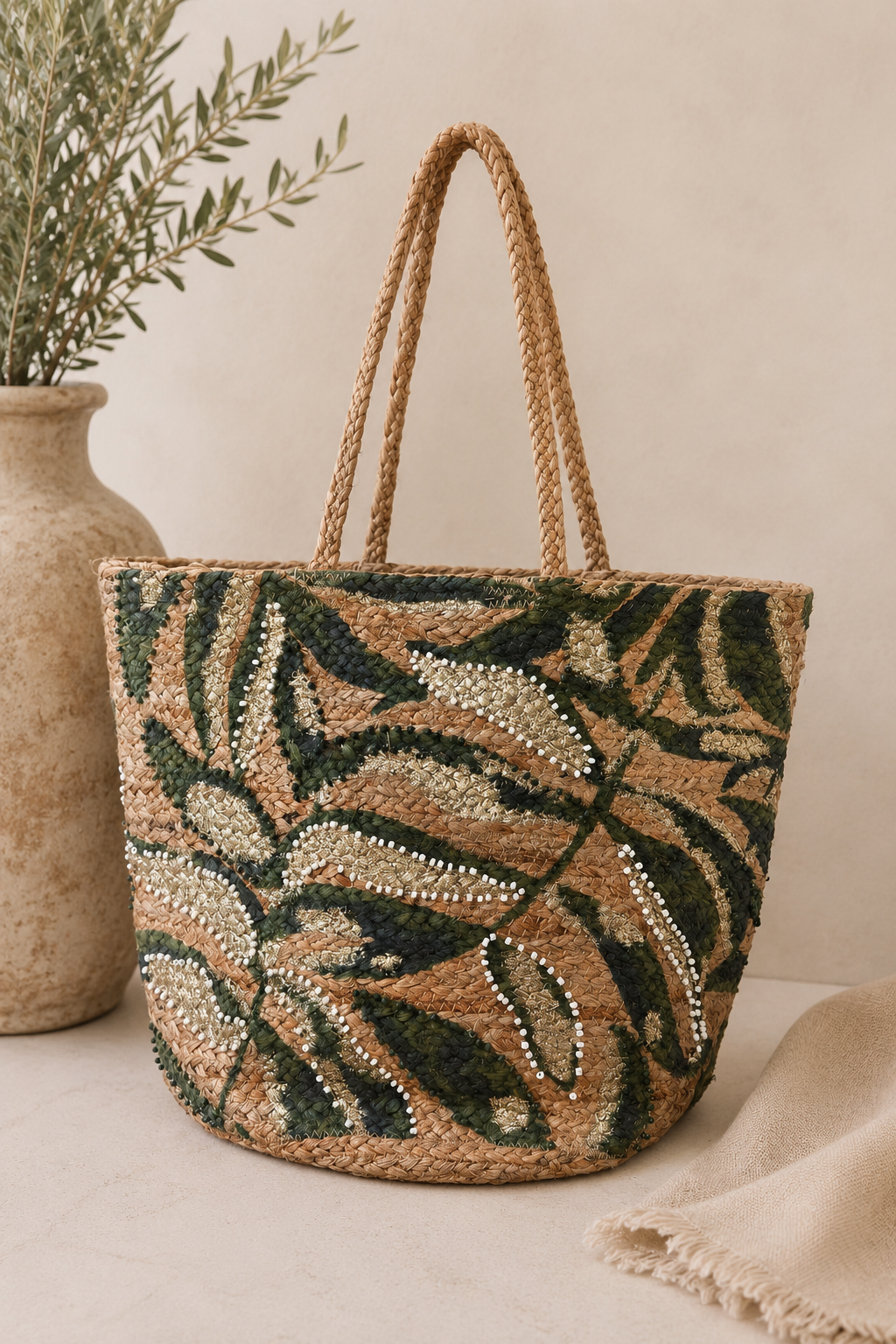 Casa Sol Palm Haven Tote