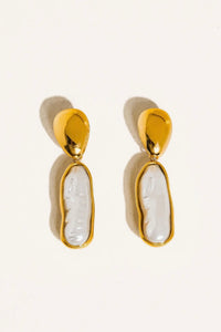 Félice 18K Non-Tarnish Pearl Drop Earring