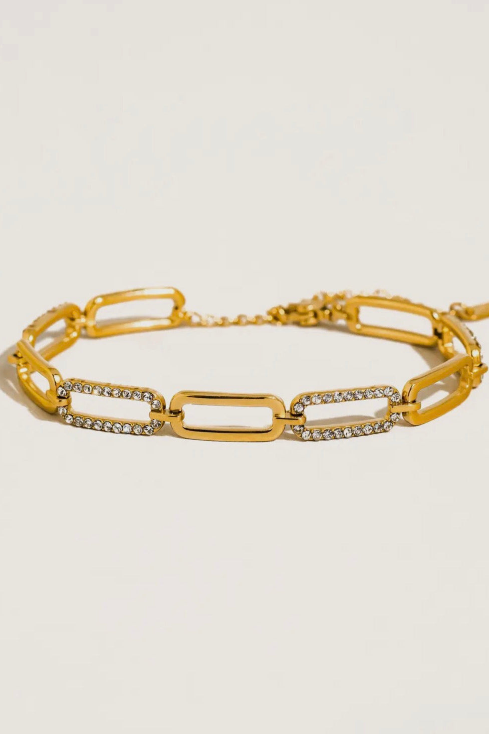 Evasion Flam Rhinestone Chain Bracelet