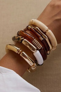 Cove Chunky Resin Bangle Set