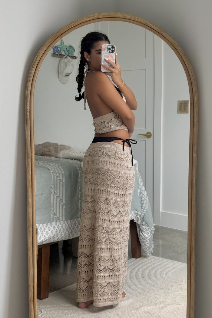 Just Beach Knit Skirt Set