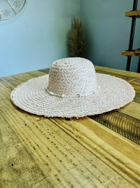 Pink Wide Brim Sun Hat