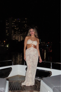 Flower Crochet Dress