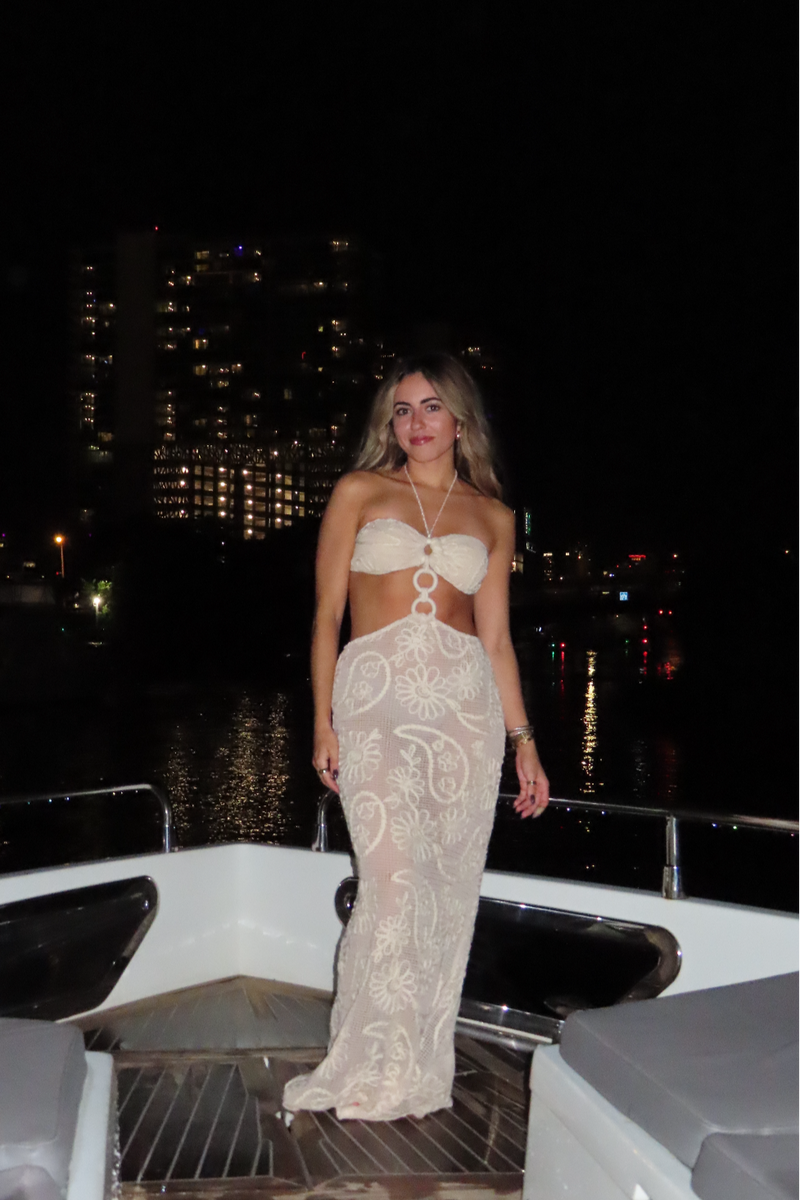 Flower Crochet Dress