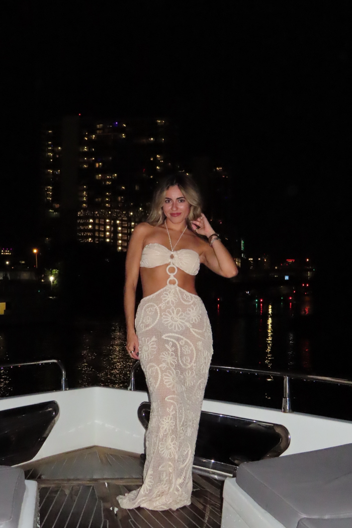 Flower Crochet Dress