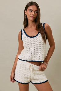 Lily Knit Summer Tank and Short Set