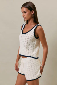 Lily Knit Summer Tank and Short Set