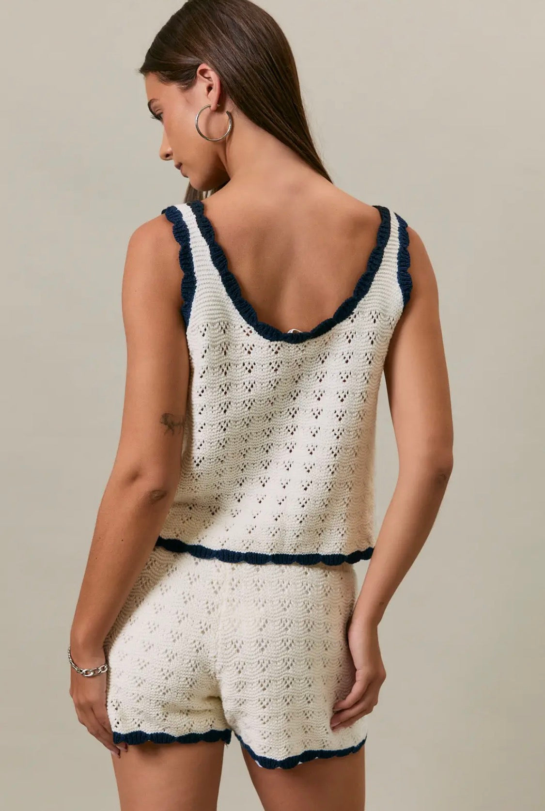 Lily Knit Summer Tank and Short Set