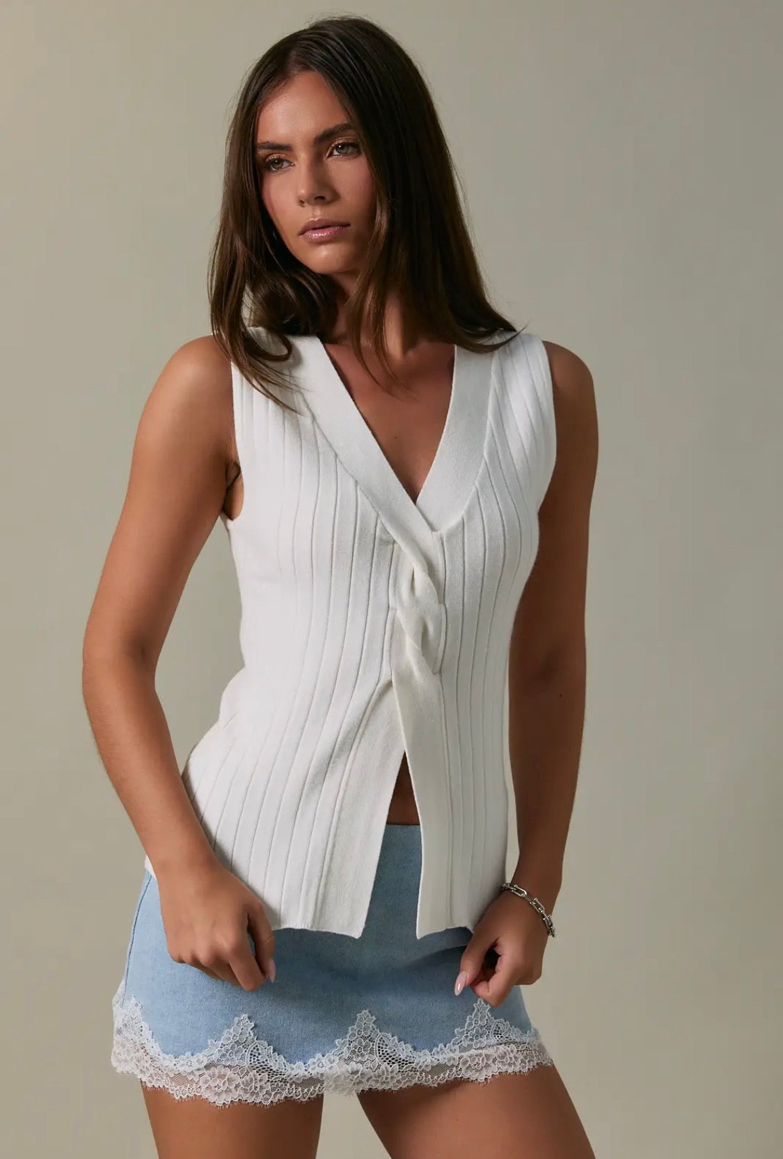 Twisted Knit Top
