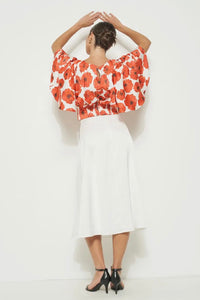 Orange Bloom Blouse
