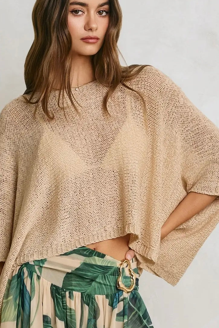 Coastal Breeze Knit Top