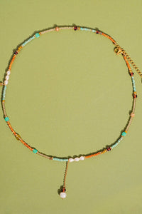Handmade Bohemian Beaded Necklace