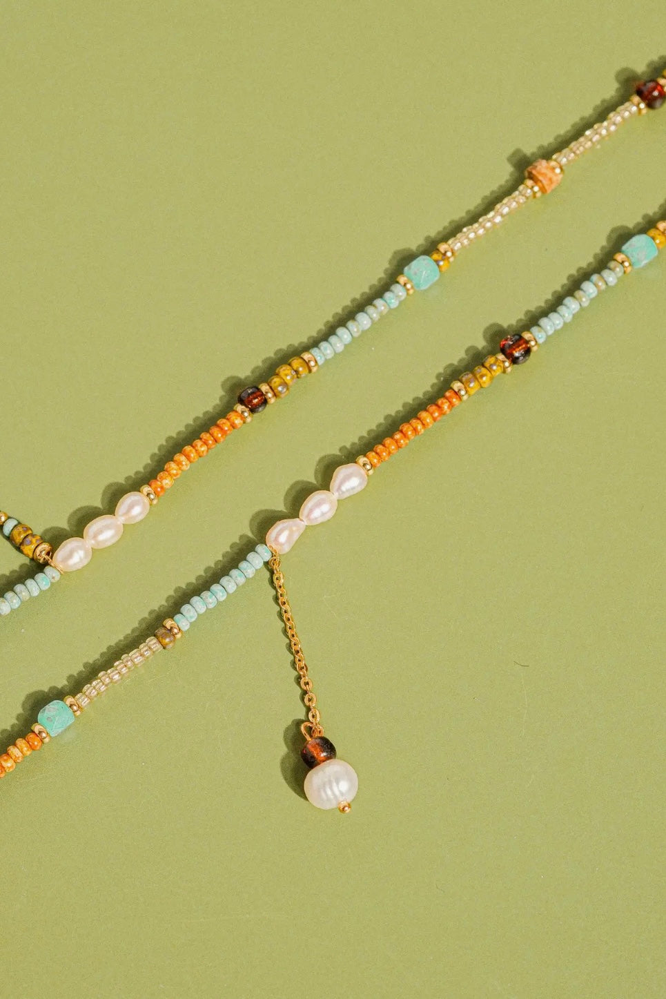 Handmade Bohemian Beaded Necklace
