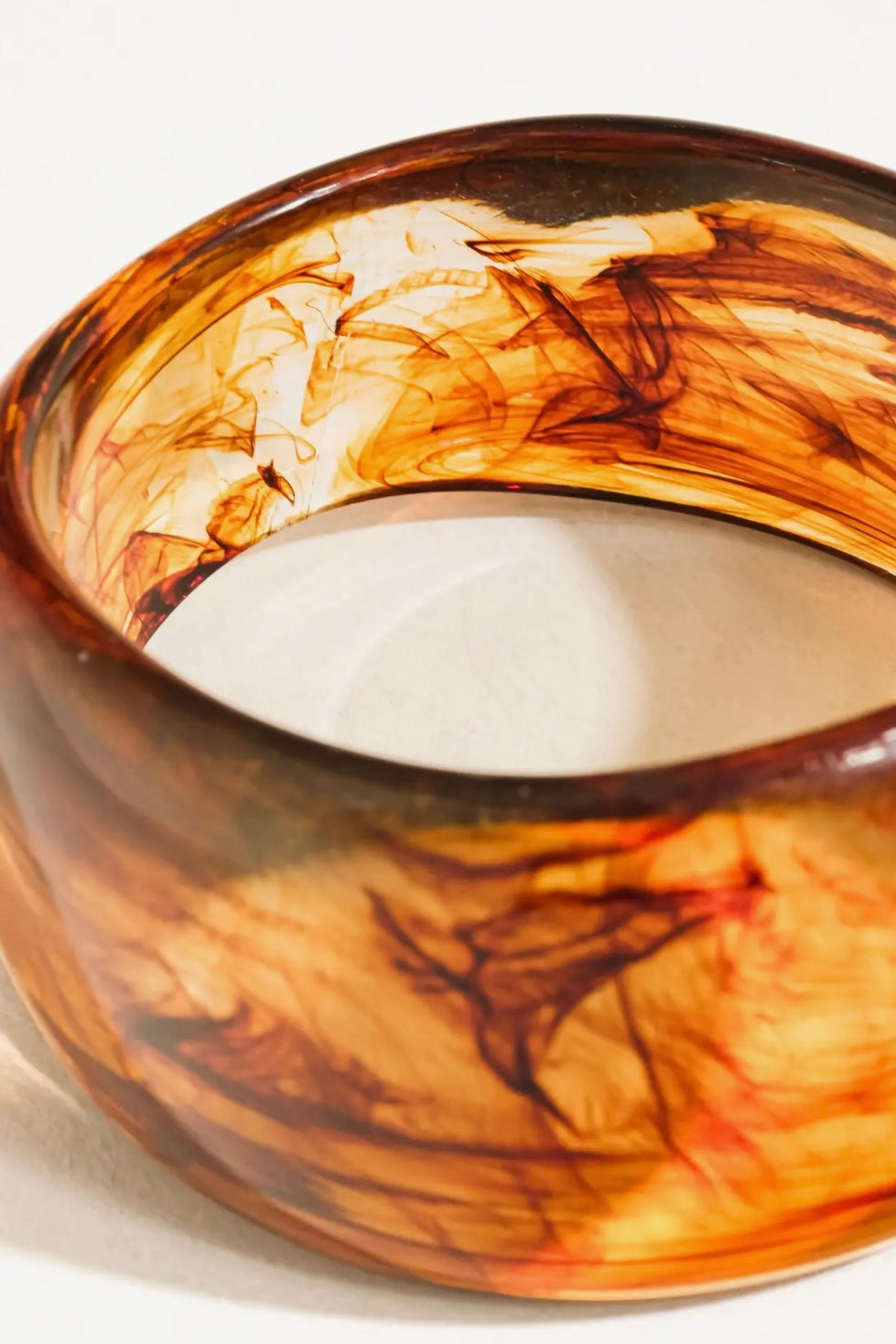 Amber Coast Resin Cuff
