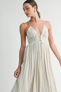 Sand Crisscross Jumpsuit