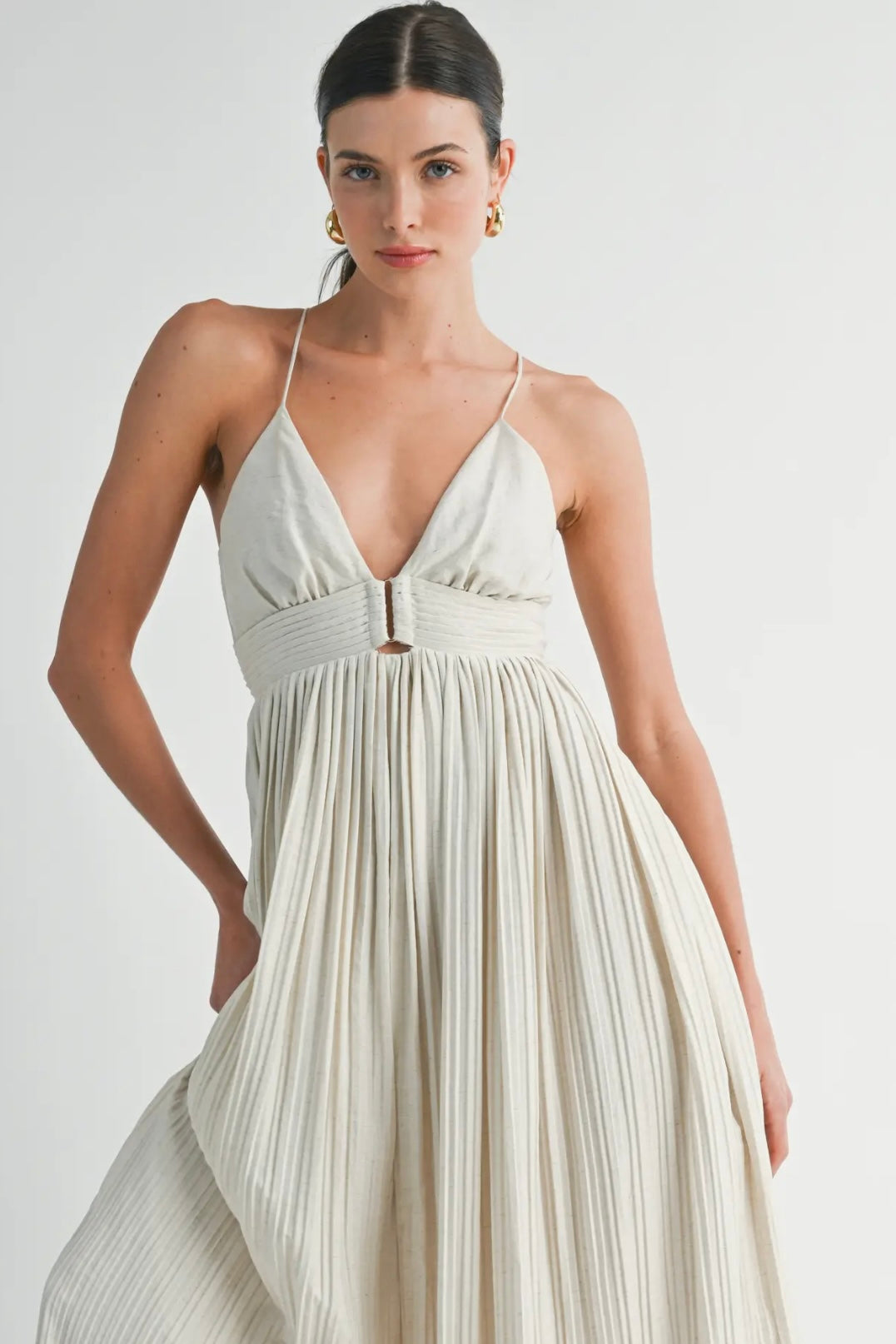 Sand Crisscross Jumpsuit