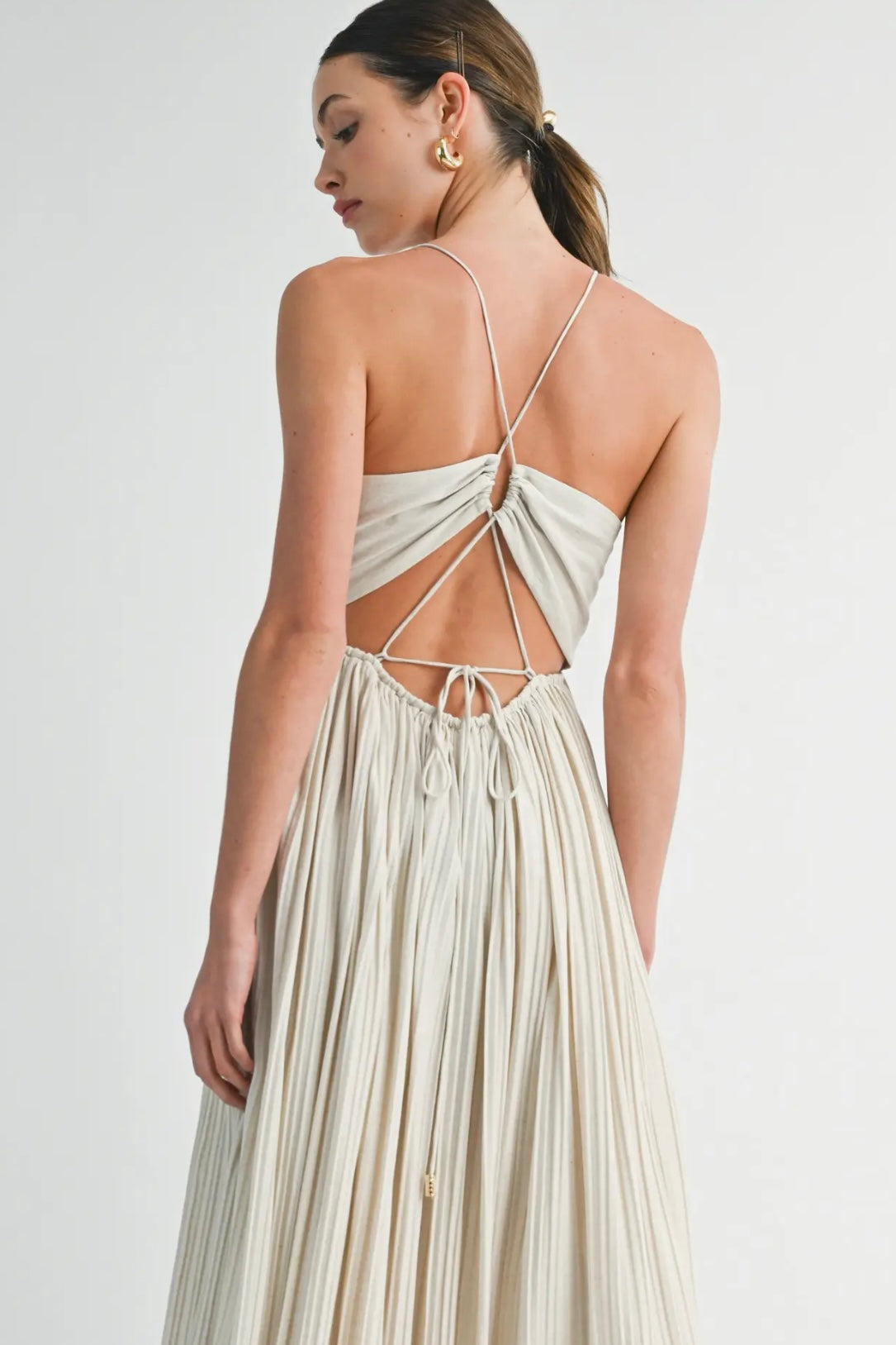 Sand Crisscross Jumpsuit