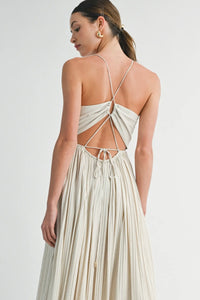 Sand Crisscross Jumpsuit