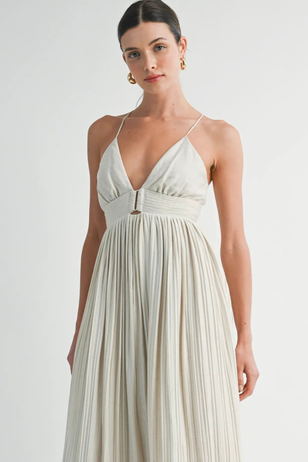 Sand Crisscross Jumpsuit