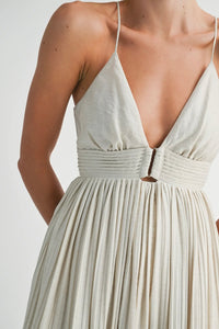 Sand Crisscross Jumpsuit