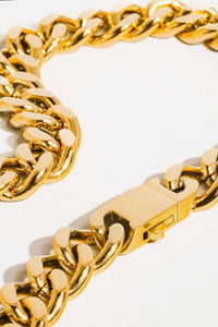 Will 18K Gold Non-Tarnish Cuban Link Choker
