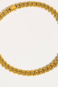 Will 18K Gold Non-Tarnish Cuban Link Choker