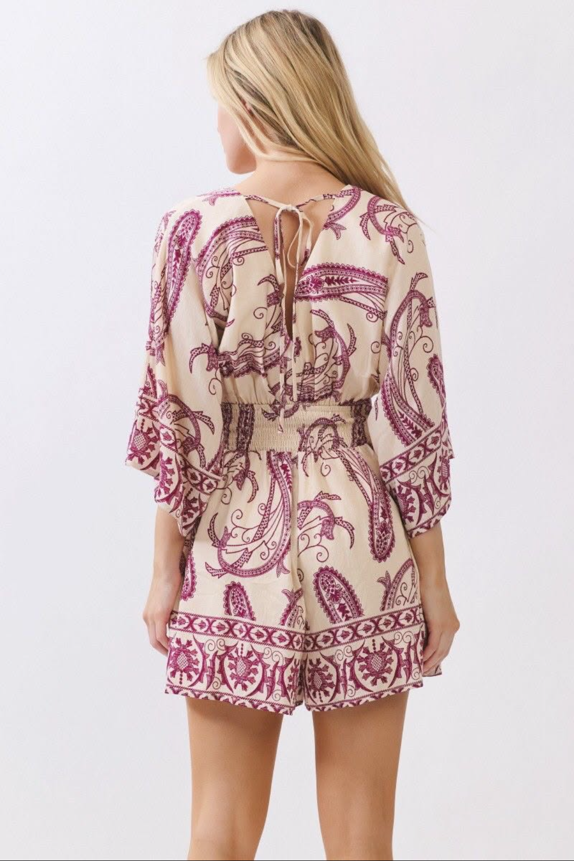 Paisley Blush Romper