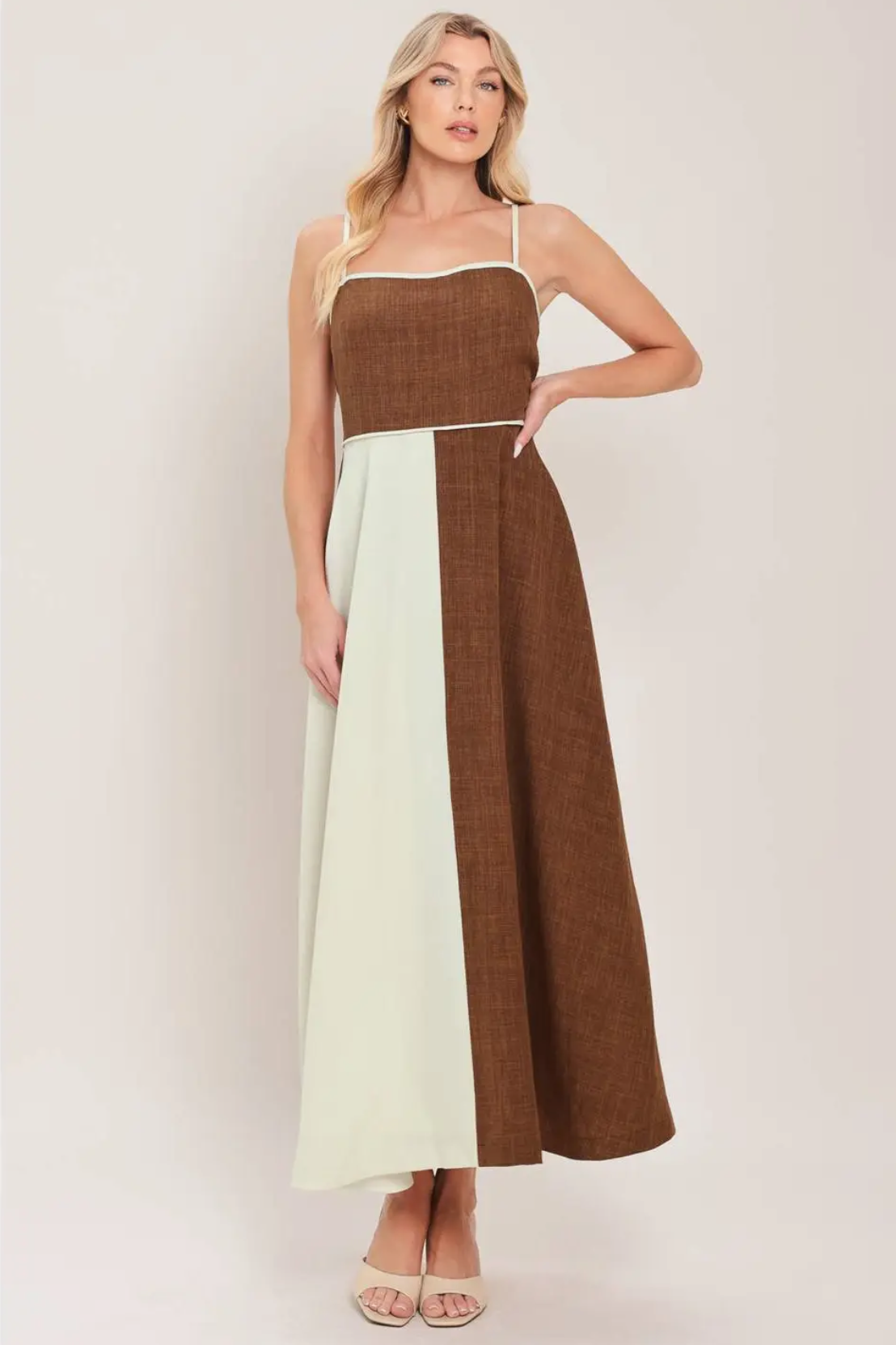 Sunset Sands Colorblock Maxi Dress