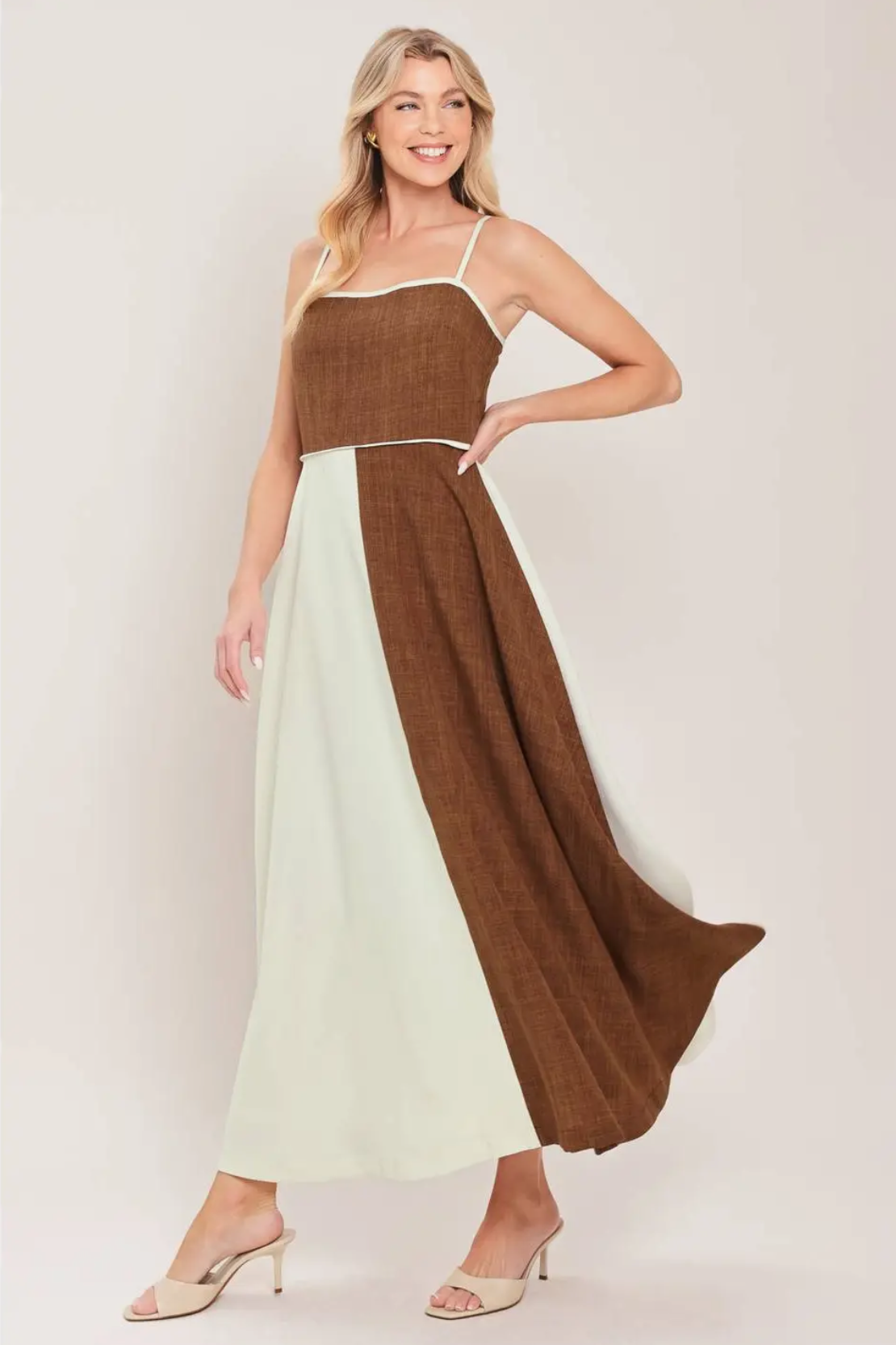 Sunset Sands Colorblock Maxi Dress