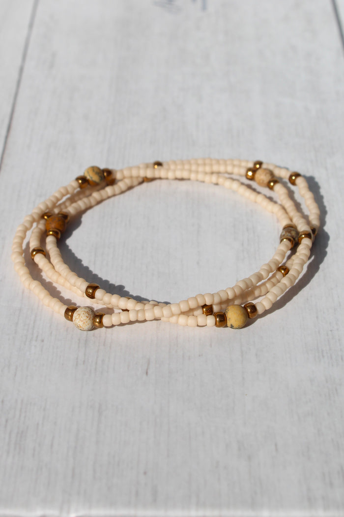 Peachy Beachy Bracelet Set by Fishnik