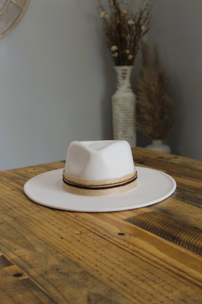 Creme Chic Felt Hat