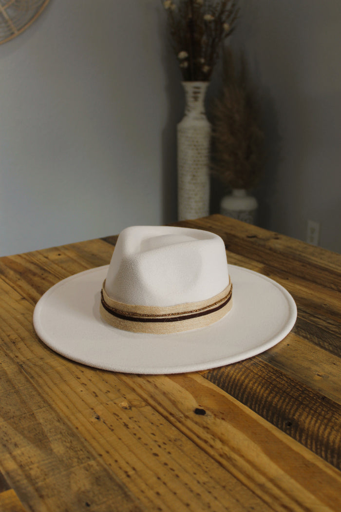 Creme Chic Felt Hat