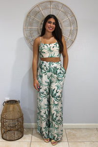 Palm Pant Set