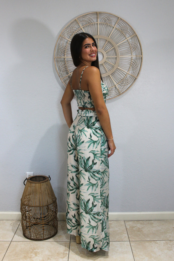 Palm Pant Set