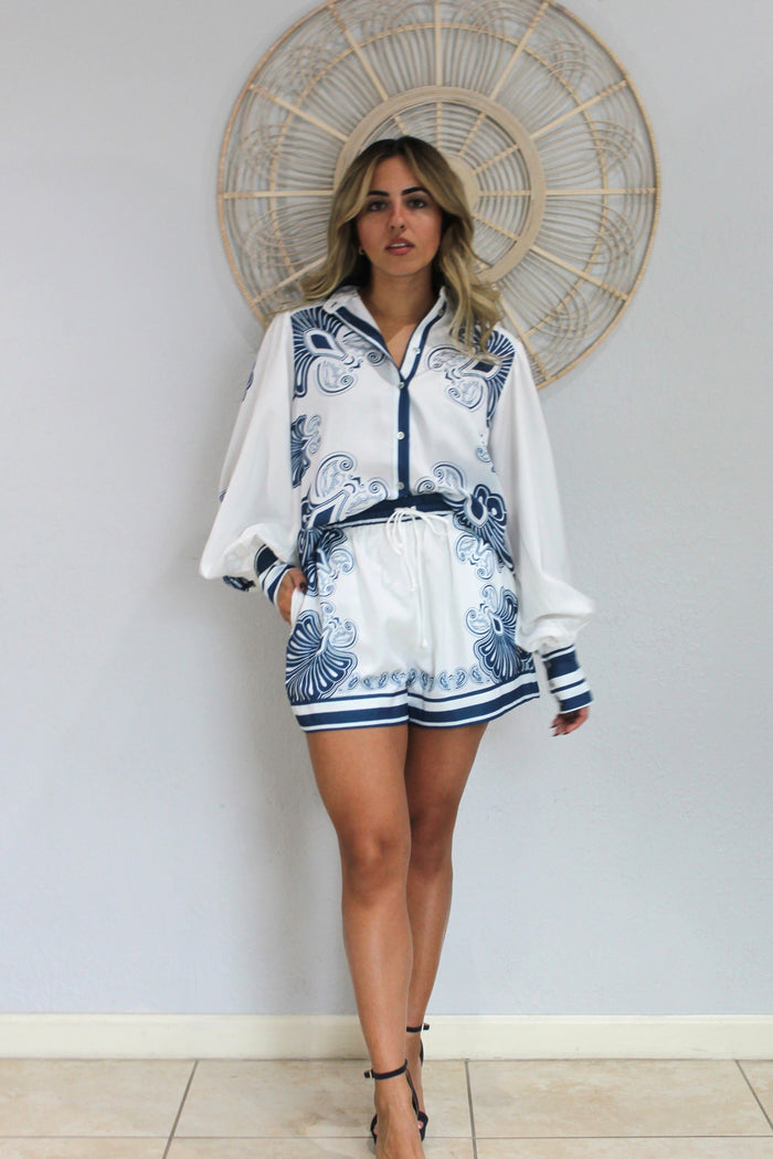 Breezy Blue Short Set