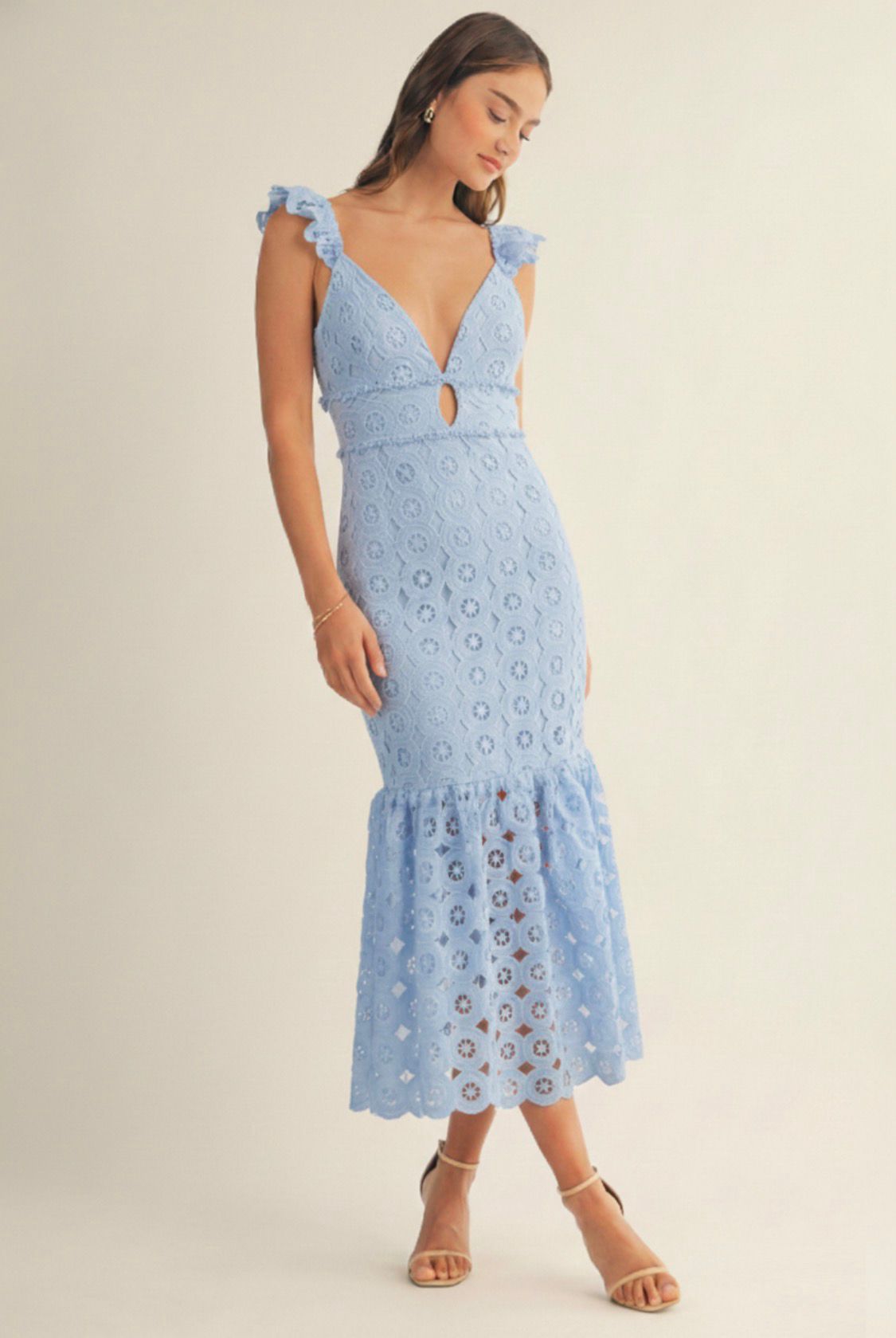 Light Blue Lace Dress